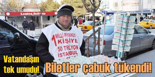 Yılbaşı Biletleri Tükendi