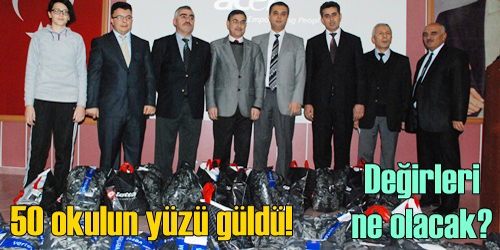 50 OKUL SEVİNDİ!