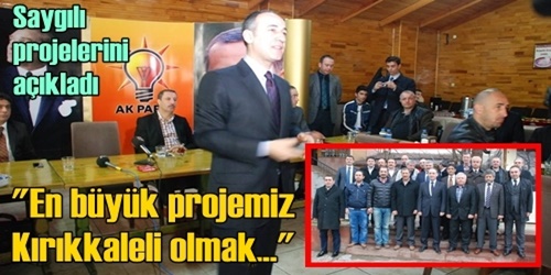 Projelerini açıkladı