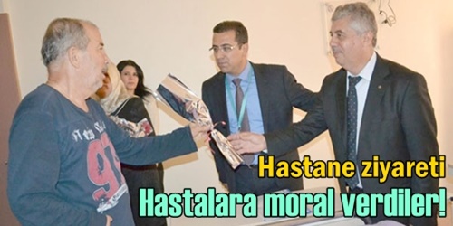 Hastalara moral verdiler