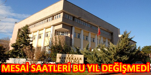 Mesai Saatleri Aynı