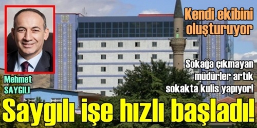 Kendi ekibini oluşturuyor!