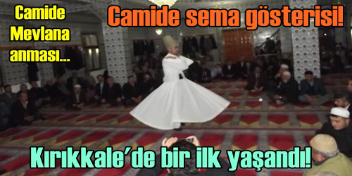 Camide Kutlama Yapıldı