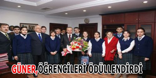 Vali GÜNER Ödüllendirdi