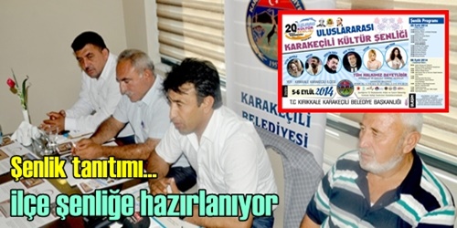 Karakeçili şenliğe hazırlanıyor