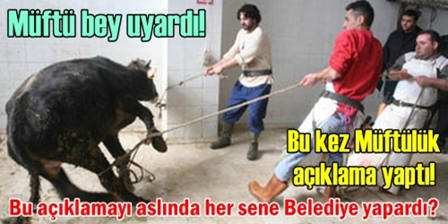 Müftü açıklamada bulundu
