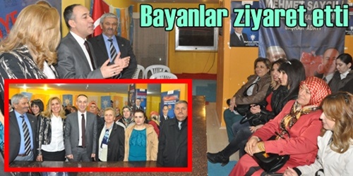 Bayanlar ziyaret etti