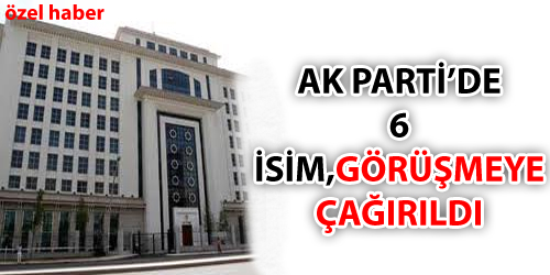 Ak Parti`de Görüşmeler Sürüyor