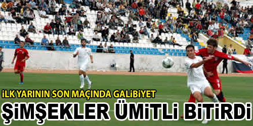 İlk Yarıyı Galibiyetle Bitirdik