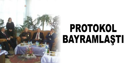 Protokolde Bayramlaşma