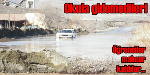 Öğrencilere Kar Suyu Engelli ..