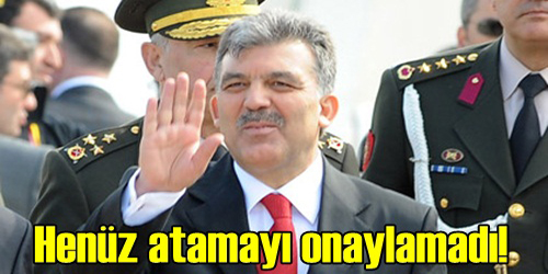 ATAMA ONAY BEKLİYOR