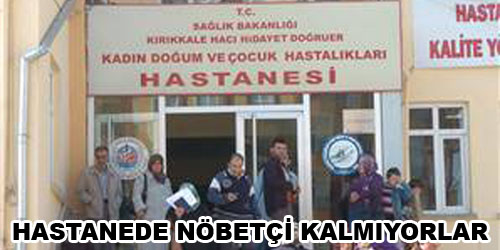 Kadın Doğum Hastanesinde Sıkıntı