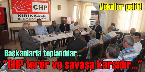 Vekiller toplantı yaptı