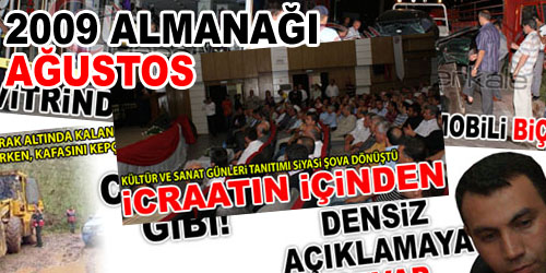 2009 Almanağı - Ağustos Ayı