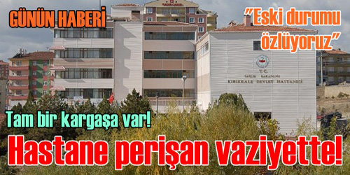 Hastanelerde Sıkıntı