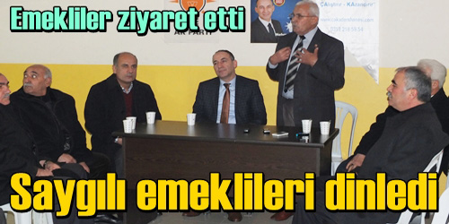 Emeklilerden ziyaret