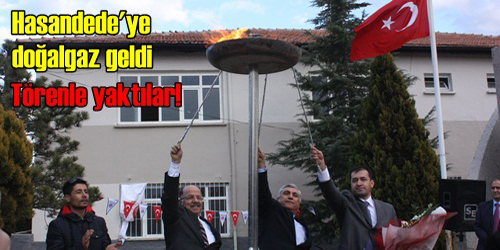 Beldeye Doğalgaz Geldi