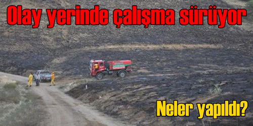 Bölgede Çalışma Devam Ediyor
