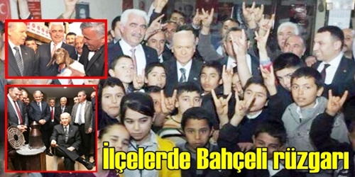 İlçeleri gezdi