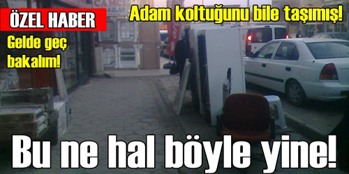 KALDIRIM İŞGALİ!