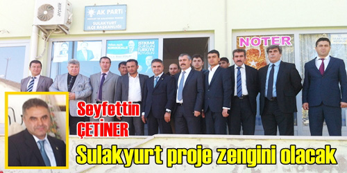 Sulakyurt proje zengini olacak